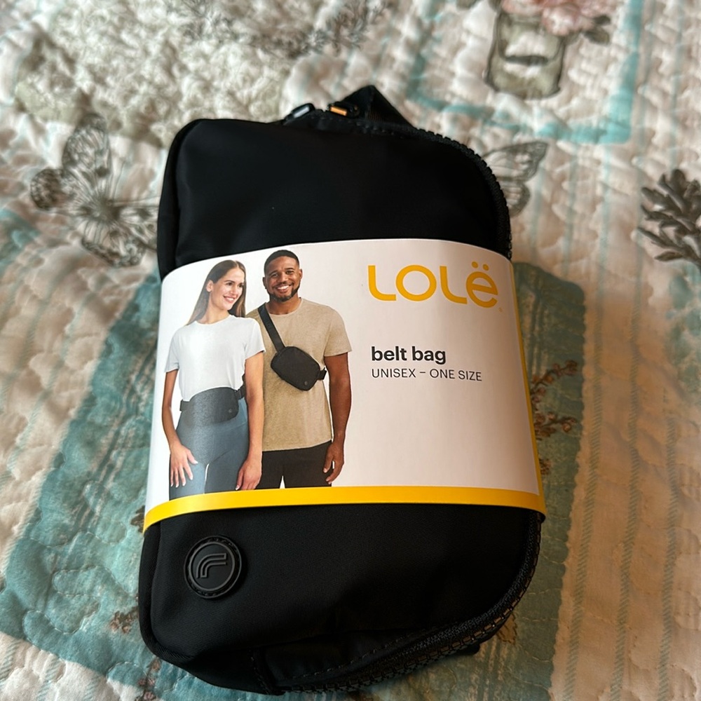 Lole Belt Bag Black Unisex Fanny Pack